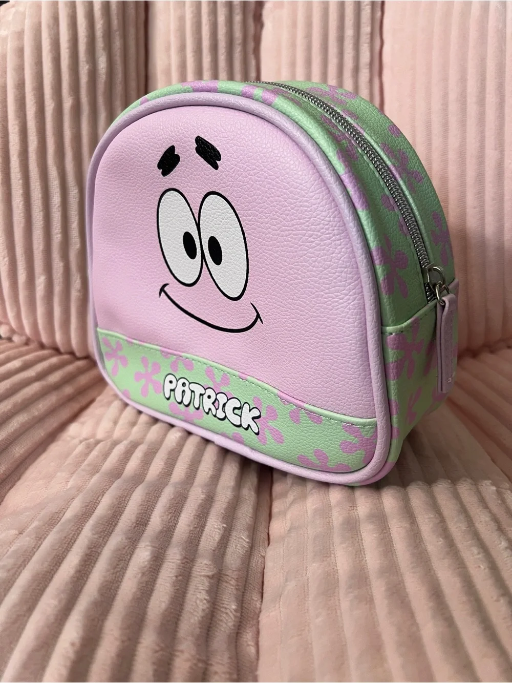 Primark Pink and Mint Patrick Makeup Pouch